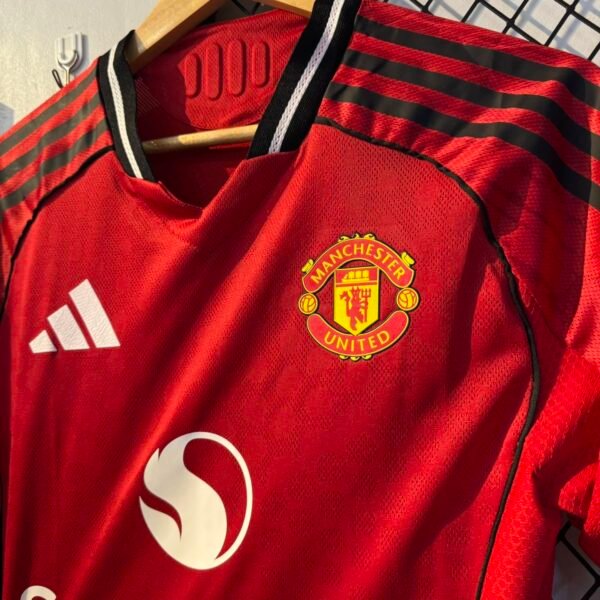 Manchester United 2025-26 Home Kit – Full Sleeve Player Edition - Image 2