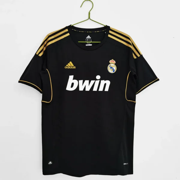 REAL MADRID 11-12 AWAY RETRO (BWIN BLACK) - Image 1