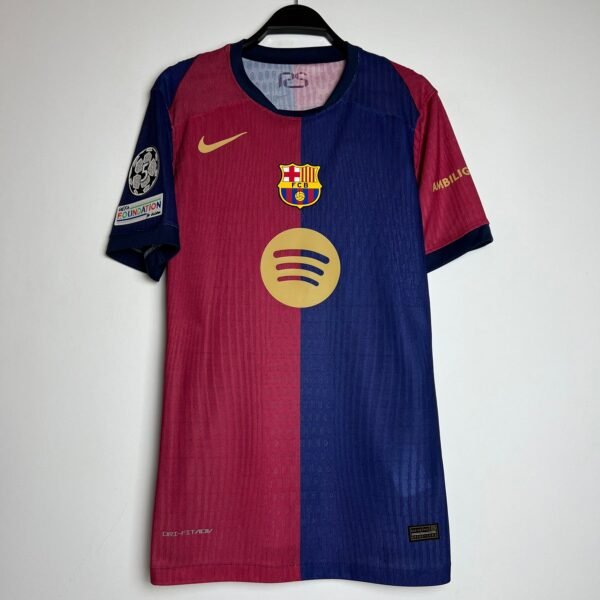 BARCELONA 24-25 HOME JERSEY PLAYER EDITION - Image 1