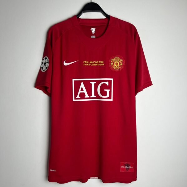 MANCHESTER UNITED 2007-08 HOME KIT RETRO - Image 1