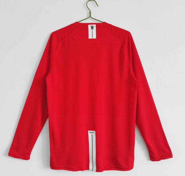 MANCHESTER UNITED 2007-8 HOME FULL SLEEVE RETRO - Image 2