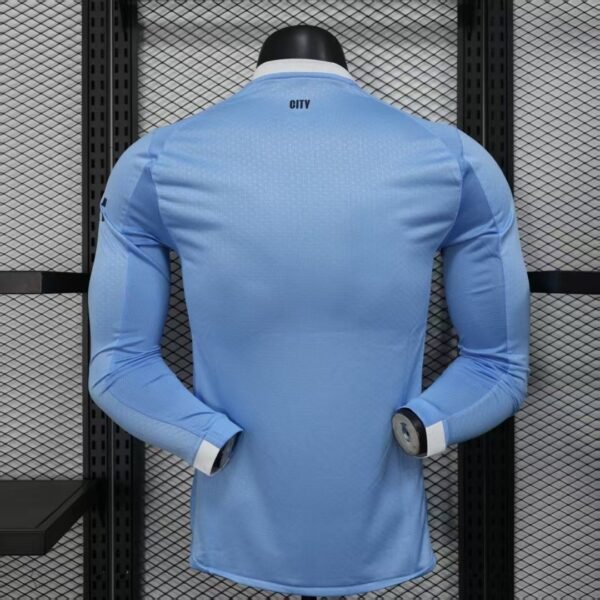 Manchester City 2025-26 Home Kit – Full Sleeve Player Edition - Image 2