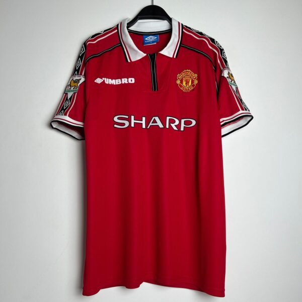 MANCHESTER UNITED 98-99 HOME RETRO - Image 1
